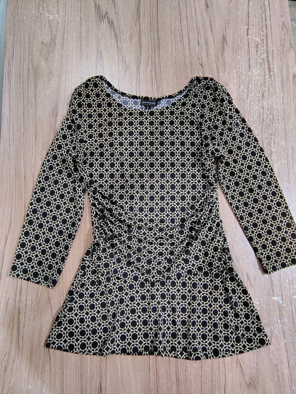 En Focus Studio Women's Blouse Long Sleeves Y2K Sz 6